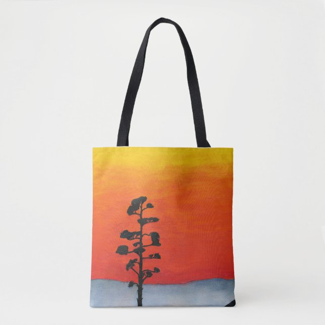 Agave Sunset Tote Bag (Front)