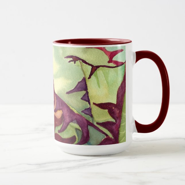 Agave watercolor mug by Debra Lee Baldwin (Right)