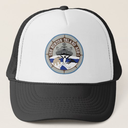 AGB_1 USS Burton Island Wind Class ICEBREAKER Mili Trucker Hat