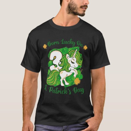 Age 3 Years Old Funny St Patricks Day Leprechaun T_Shirt