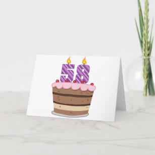 58 Years Birthday Cards | Zazzle