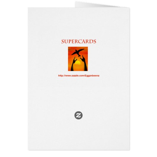 Age 8, a happy elephants birthday card (Back)