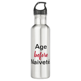 Age Before Naivete Water Bottle