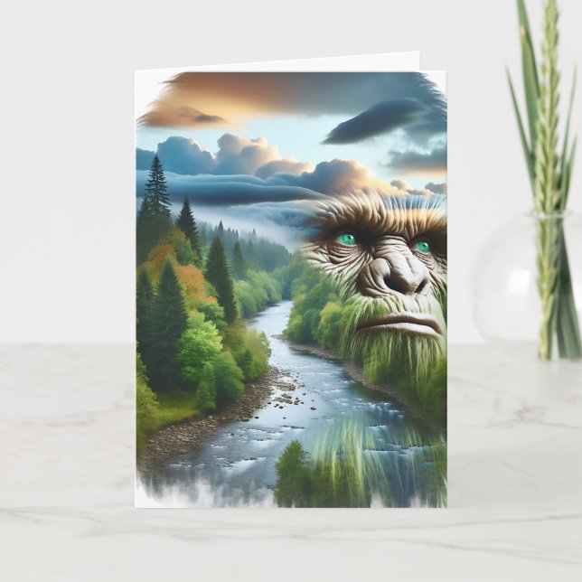 Age Doesn't Mean Squatch | Funny Birthday Bigfoot Card (Front)