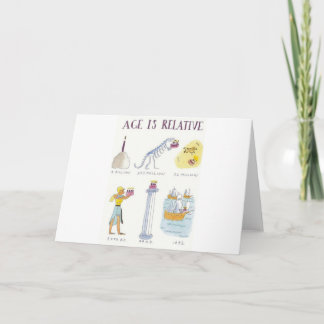 Age Is Relative Card