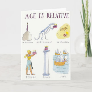 Age Is Relative Card