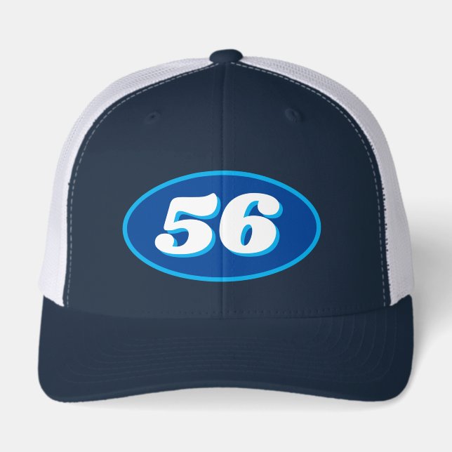 Age number hat for men's 56th Birthday party! (Front)