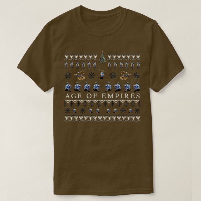 Age of Empires ugly Christmas  T-Shirt (Design Front)