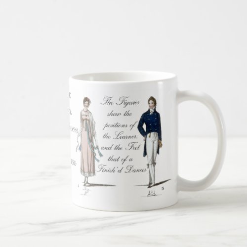 Age of Jane Austen Contra Dance Contradance Coffee Mug