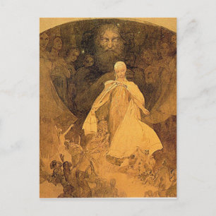 Age of Wisdom by Alphonse Mucha Postcard