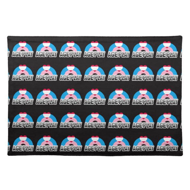Age Play Pride Cloth Placemat (Front)