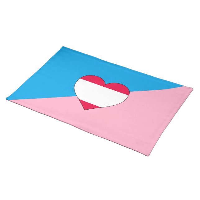 AGE PLAY PRIDE FLAG CLOTH PLACEMAT (On Table)