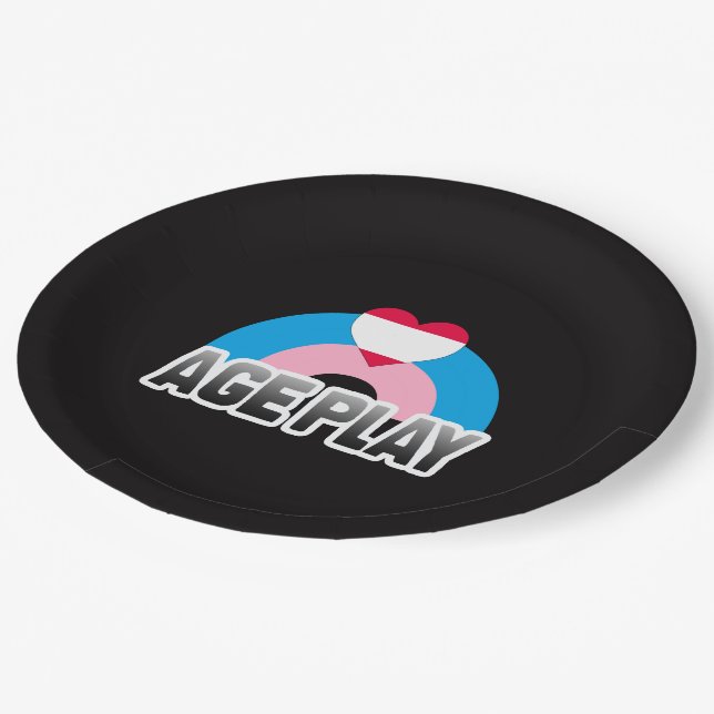 Age Play Pride Paper Plates (Angled)
