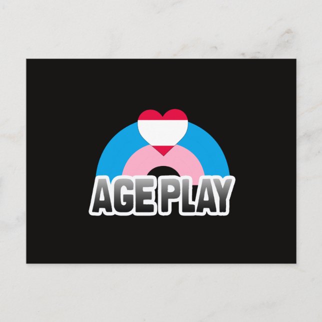 Age Play Pride Postcard (Front)