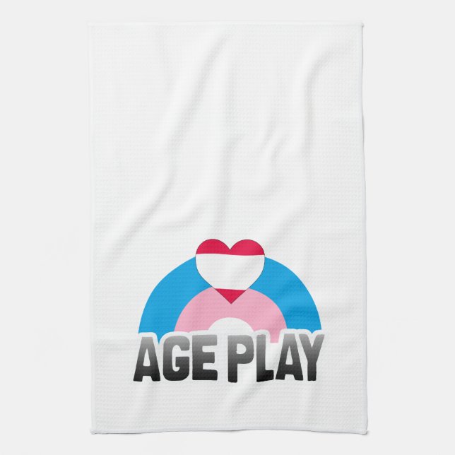 AGE PLAY RAINBOW KITCHEN TOWEL (Vertical)