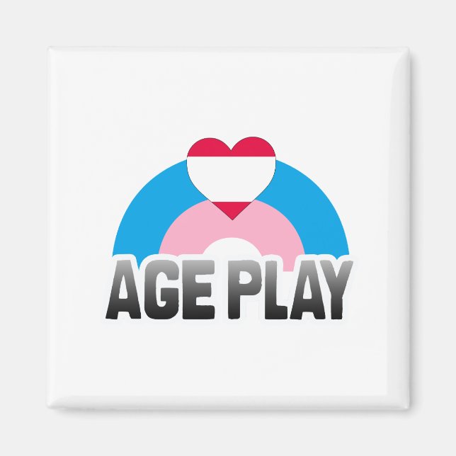 AGE PLAY RAINBOW MAGNET (Front)