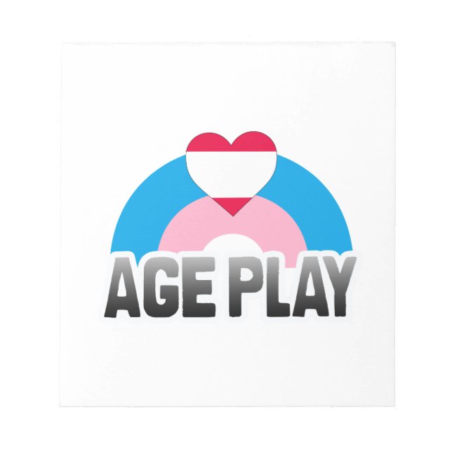 AGE PLAY RAINBOW NOTEPAD (Front)