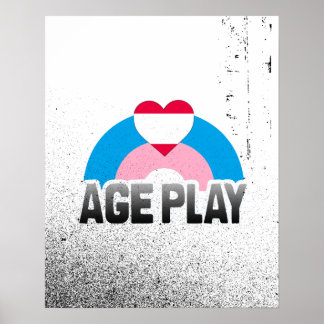 AGE PLAY RAINBOW POSTER