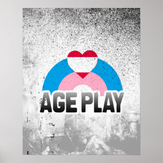 AGE PLAY RAINBOW POSTER