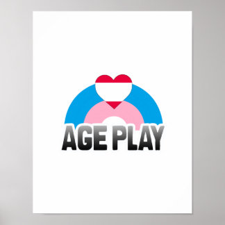 AGE PLAY RAINBOW POSTER