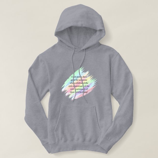 Aged 75 & over hoodie (Design Front)