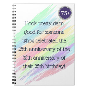 Aged 75 & over notebook