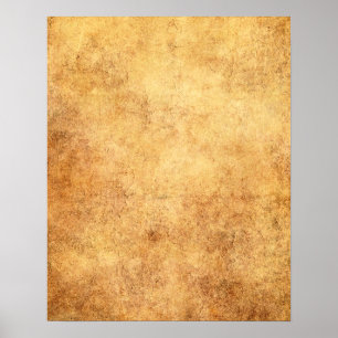 Aged and Worn Brown Vintage Texture Poster