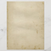 Aged Blank Antique Stained Paper Retro Inspired (Back)