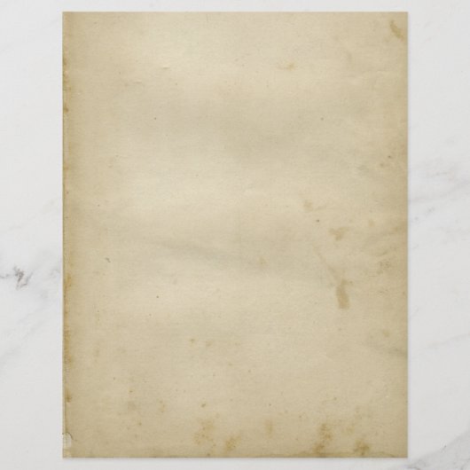 Aged Blank Antique Stained Paper Retro Inspired (Back)