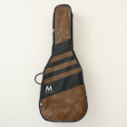 aged brown with black stripes cool monogrammed