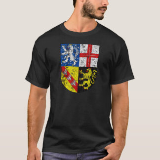 Aged Coat of Arms of Saarland T-Shirt