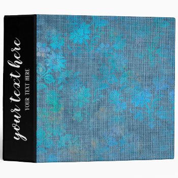 Aged Damask Texture 3 Ring Binder by graphicdesign at Zazzle