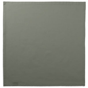 Aged Dark Olive Green Solid Color 424-5DB Cloth Napkin