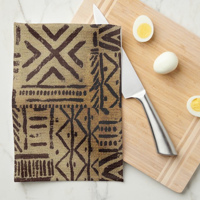 Aged Earth Canvas  Kitchen Towel (Quarter Fold)