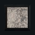 Aged Floral Gift Box<br><div class="desc">Aged Floral II by Vision Studio. Pattern composed of faded, antique-like floral designs.</div>