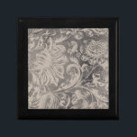 Aged Floral Gift Box<br><div class="desc">Aged Floral II by Vision Studio. Pattern composed of faded, antique-like floral designs.</div>