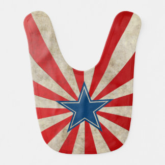 Aged Glory - Red, White and Blue Bib