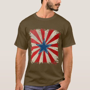 Aged Glory - Red, White and Blue T-Shirt