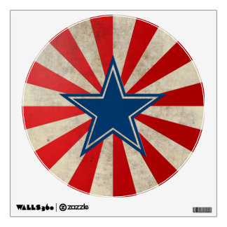 Aged Glory - Red, White and Blue Wall Sticker