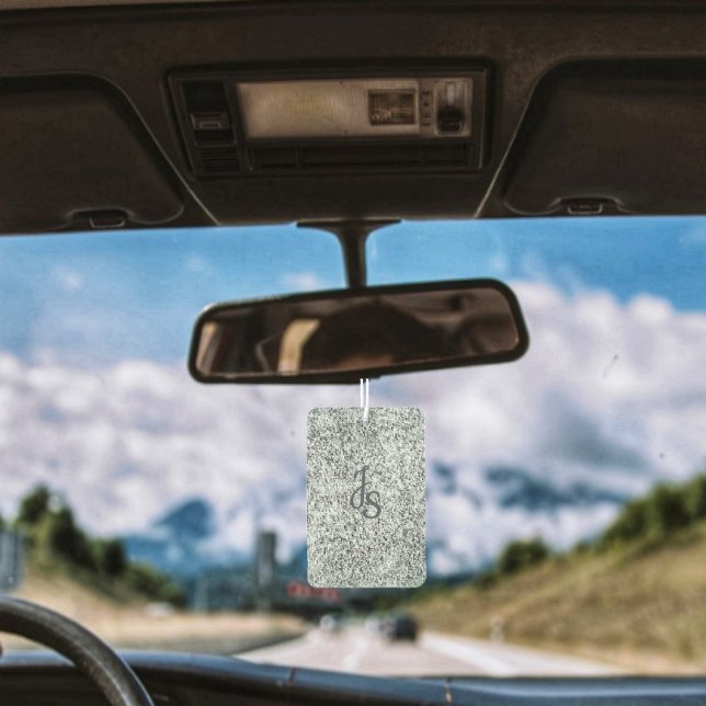 Aged Granite  Air Freshener (Choose your own personal Monogram, to blend with your car's interiors!)