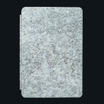 Aged Granite  iPad Mini Cover<br><div class="desc">A textured blend,  of blue,  gray,  yellow,  black,  and white,  produced this unique,  graphic art-which mimics,  the aged look,  of granite,  marble stone.</div>