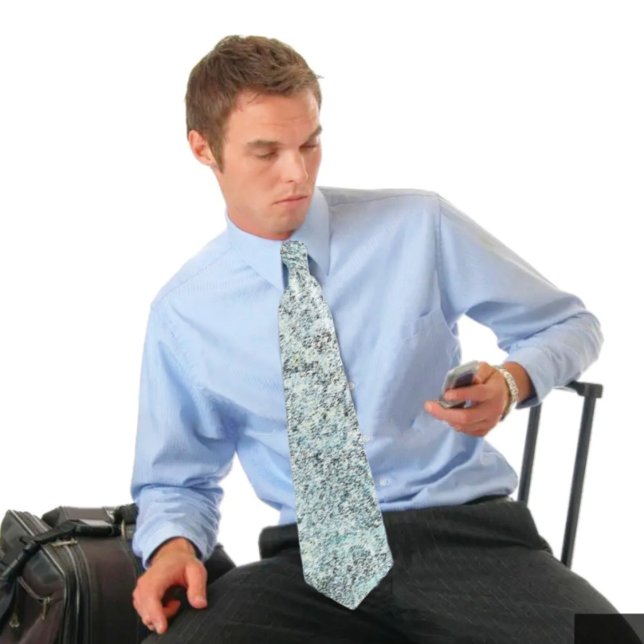 Aged Granite   Neck Tie (This Aged Granite design, gives a textural look, to this neck tie!)