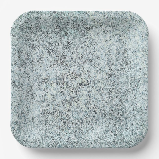 Aged Granite  Paper Plates (Front)