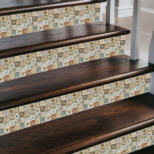 Aged Moroccan Patchwork – Vintage Multi-Tone Ceramic Tile