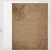 Aged paper - Dragon (Front/Back)