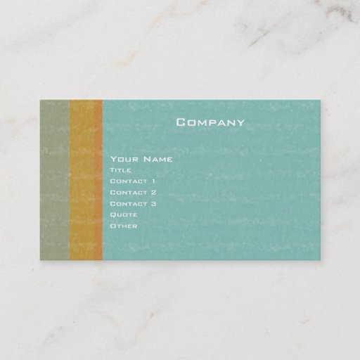 Customizable Aged Retro Business Card