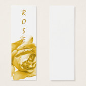 Aged Rose Bookmarks (Front & Back)