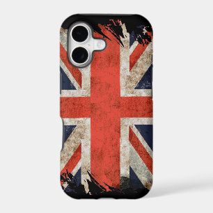 Aged shredded Union Jack iphone 5 case