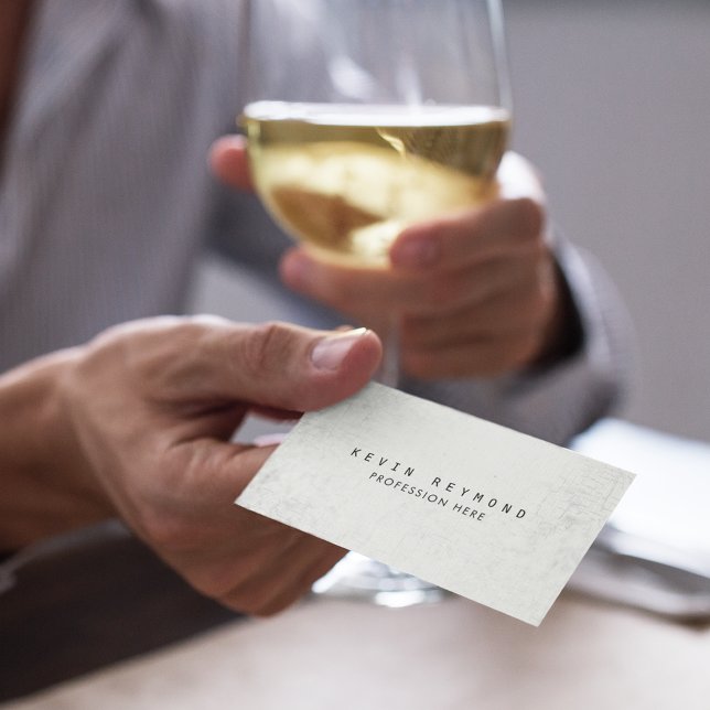 aged texture white professional elegant business card (Creator Uploaded)