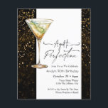 Aged to Perfect 70th Birthday Invitation<br><div class="desc">Birthday Cocktail/ martini graphic Invitations. Easy to personalize. All text is adjustable and easy to change for your own party needs. Simple Watercolor fruity drink  graphics. Invitations for him or her.  Any age,  just change the text. Aged to perfection theme</div>
